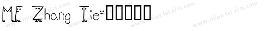 MF Zhang Tie字体转换
